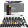 Zestaw profesjonalnych markerów, winsor&newton, 12 sztuk Colart international s.a Sklep