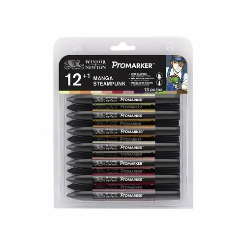 Zestaw Promarkerów, Winsor&Newton, 12+1 Manga