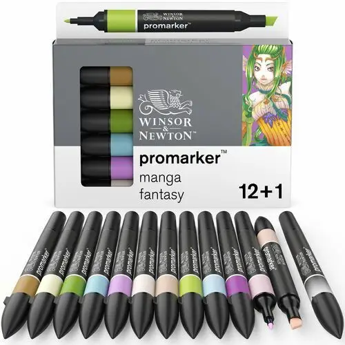 Zestaw promarkerów, Winsor&Newton, 12+1 sztuk