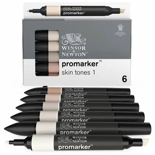 Zestaw promarkerów, Winsor&Newton, 6 sztuk