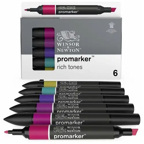 Zestaw promarkerów, Winsor&Newton, 6 sztuk