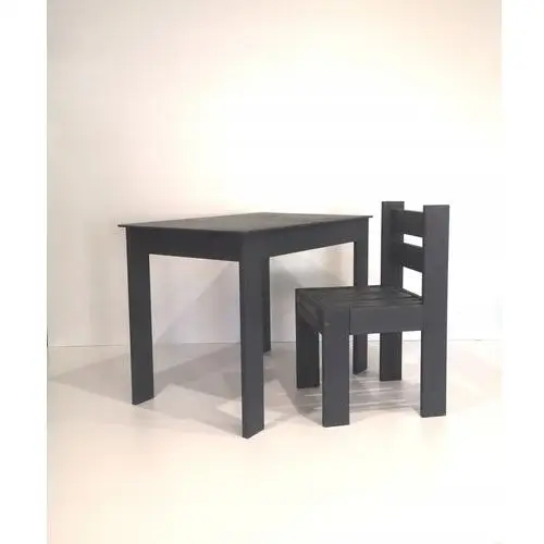Zestaw Stolik i krzesełko dla dziecka drewniane