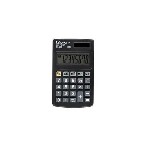 Kalkulator kieszonkowy, czarny, kav-dk-055 Zibi