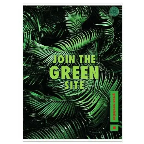 Ziemia obiecana jami Think green zeszyt 80ka4 w kratkę, folia mat + lakier